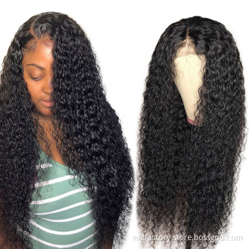 wholesale lace wig human hair wigs 100 human hair vendors, cuticle aligned hair curly lace closure wig